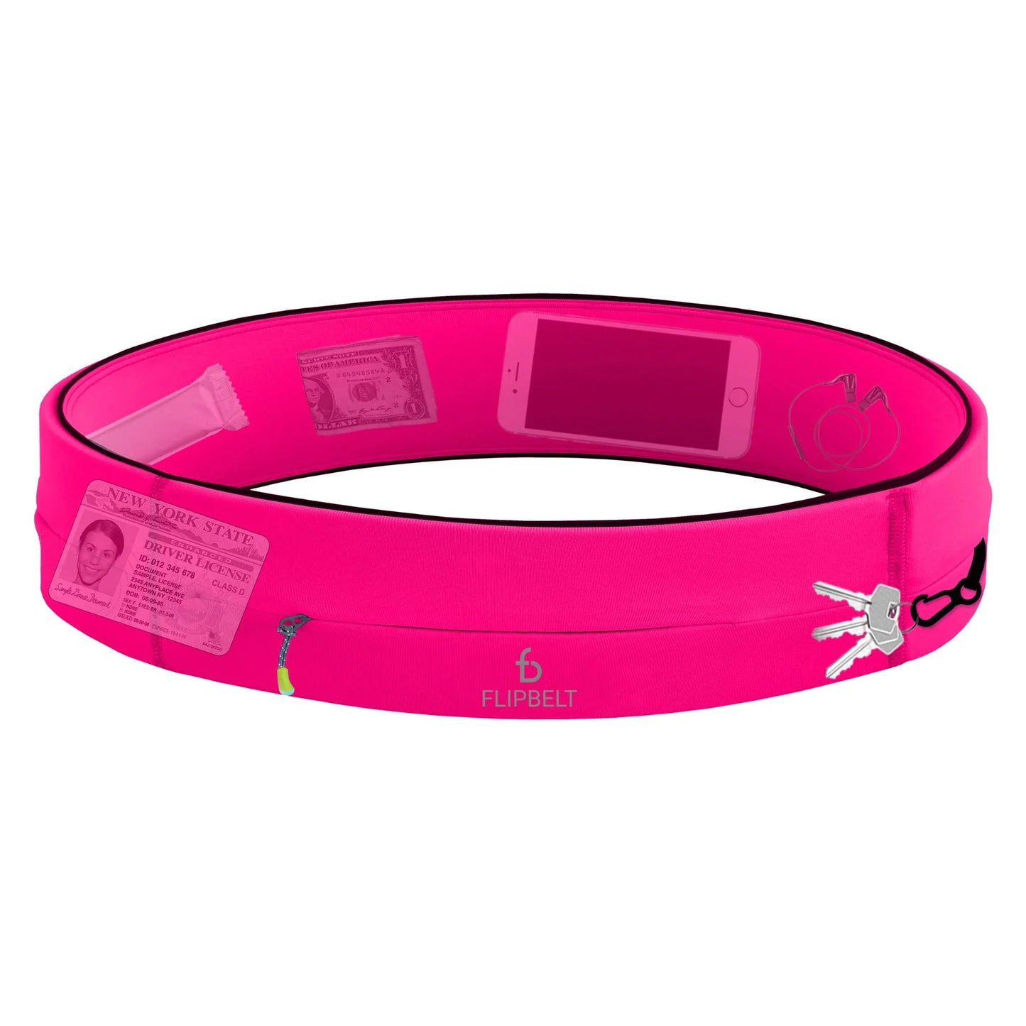 Pulse Pack Zipper Running Belt